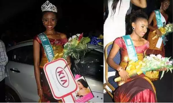Video [1,8+.]: Watch Le@ke.d Video Of Miss Anambra 2015 Having S3.x With Her Fellow Lexbi@n Lady
